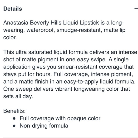 Anastasia Beverly Hills Liquid Lipstick Stripped - Picture 13 of 13